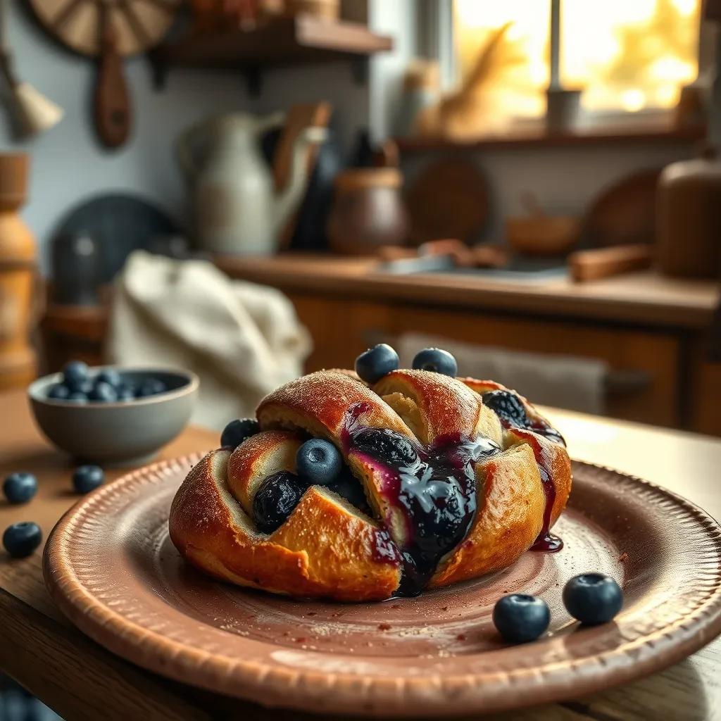 Blueberry Babka Braid Bread recipe