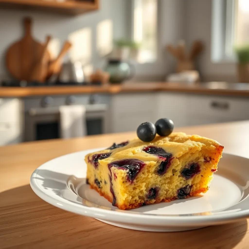 Blueberry Corn Bread recipe