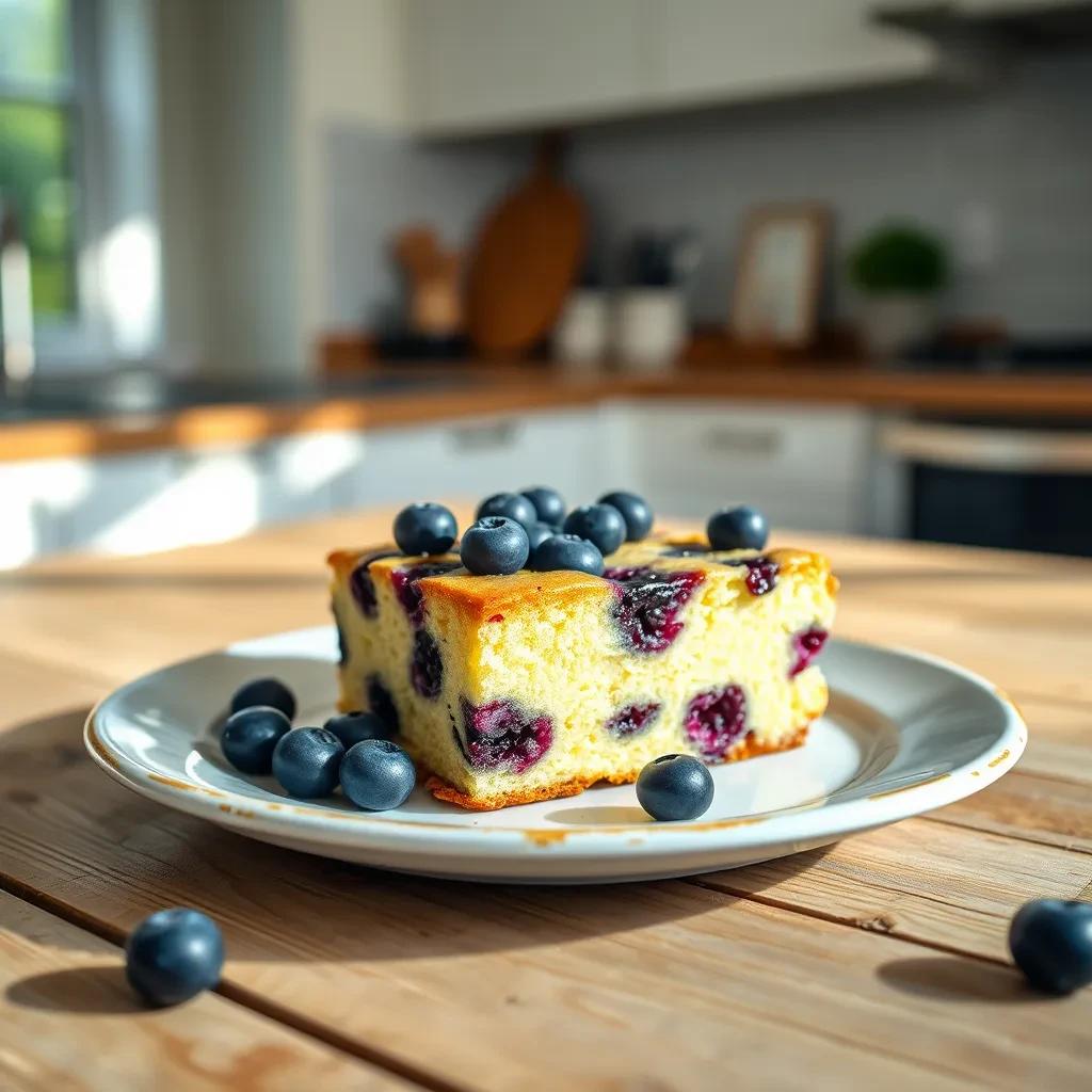 Blueberry Poke Dessert recipe