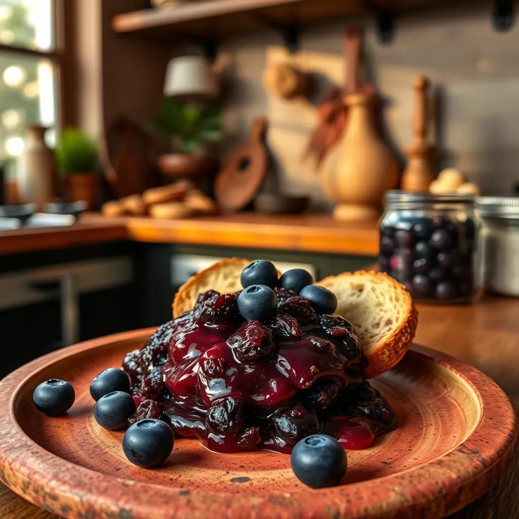 Blueberry Raisin Jam recipe