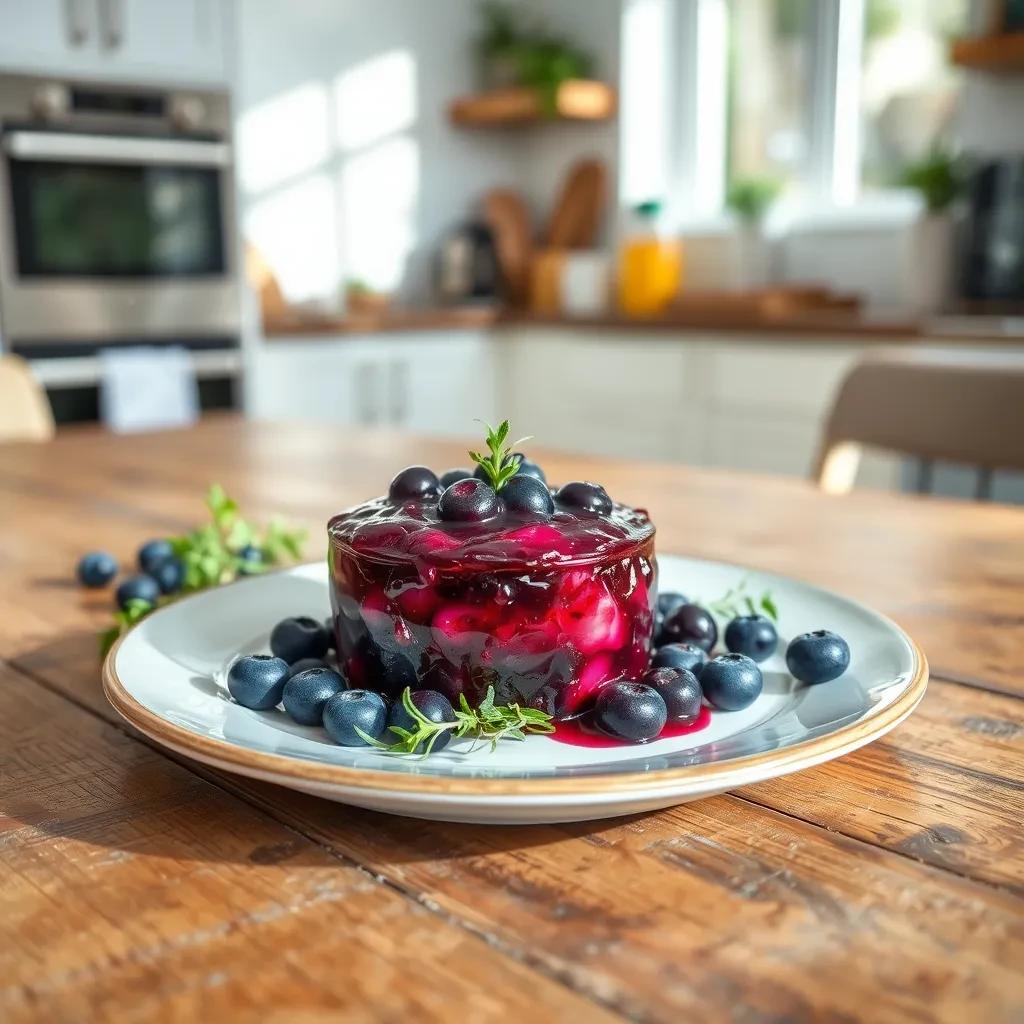 Blueberry Thyme Jam recipe