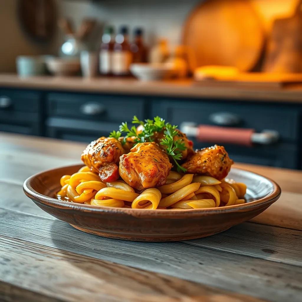 Bourbon Glazed Chicken recipe