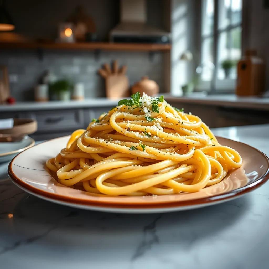 Cacio e Pepe with Bucatini recipe