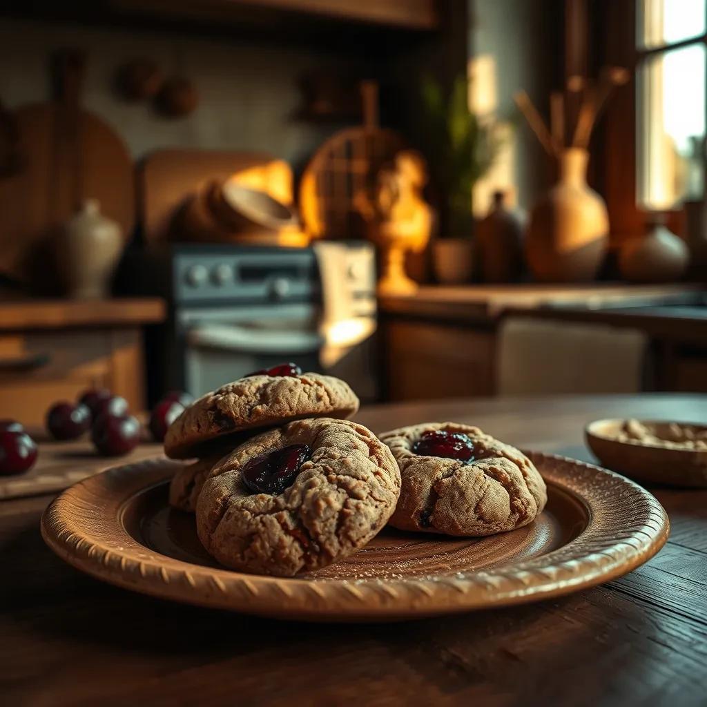 Cherry Buried Cookies recipe