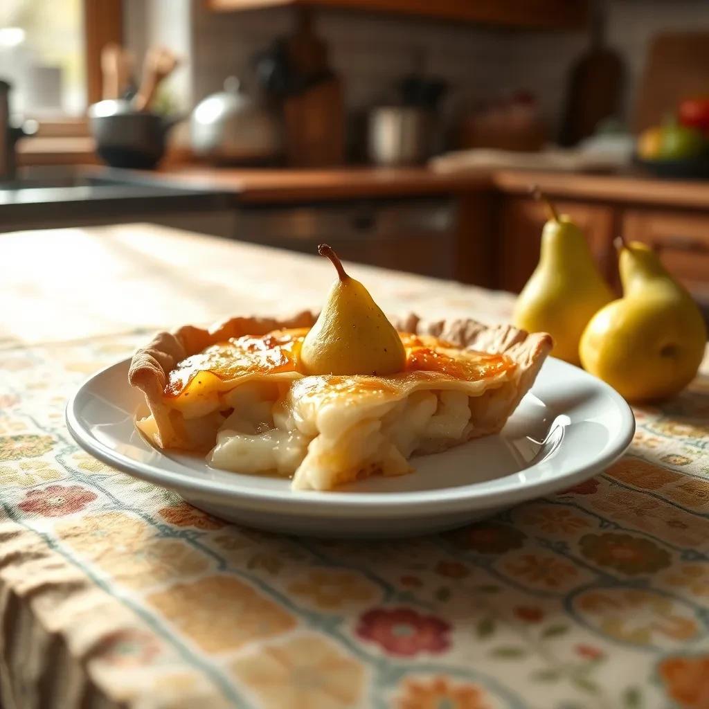 Cheddar Pear Pie recipe