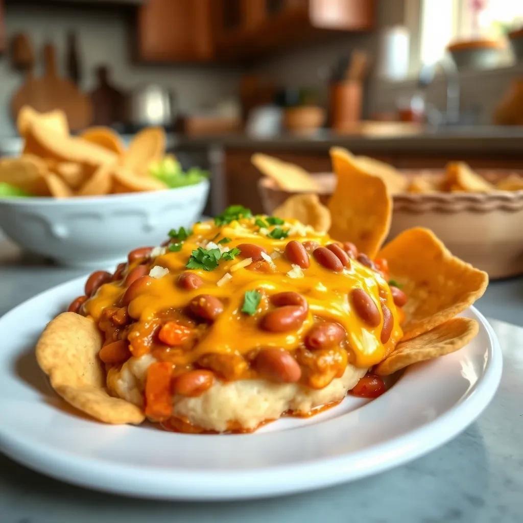 Cheesy Hot Bean Dip recipe