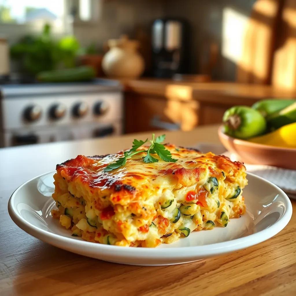 Cheesy Zucchini Bake recipe