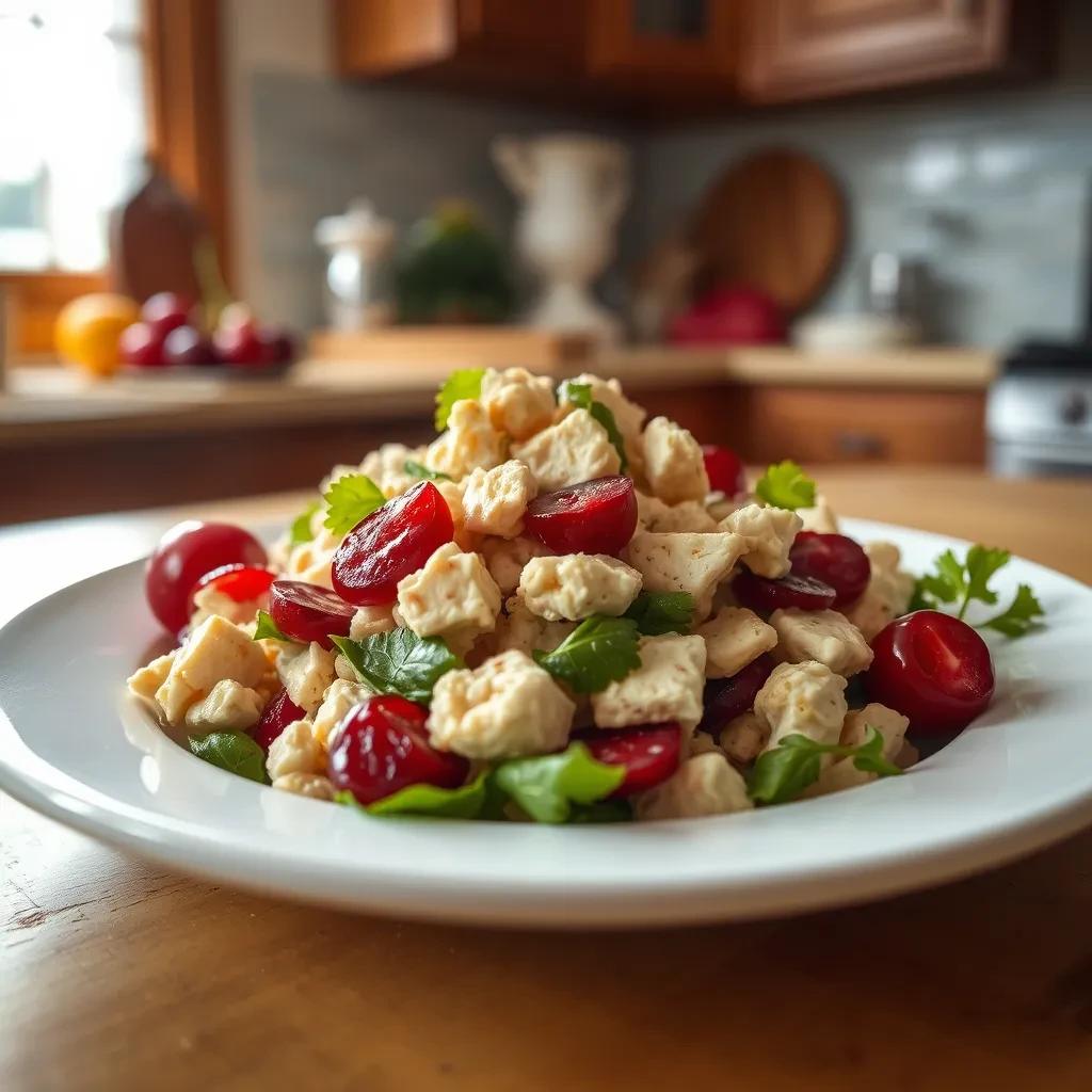 Cherry Chicken Salad Bowl recipe