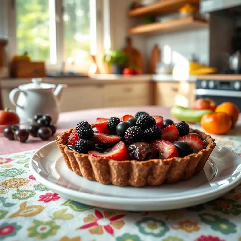 Chocolate Fruit Tartlet recipe