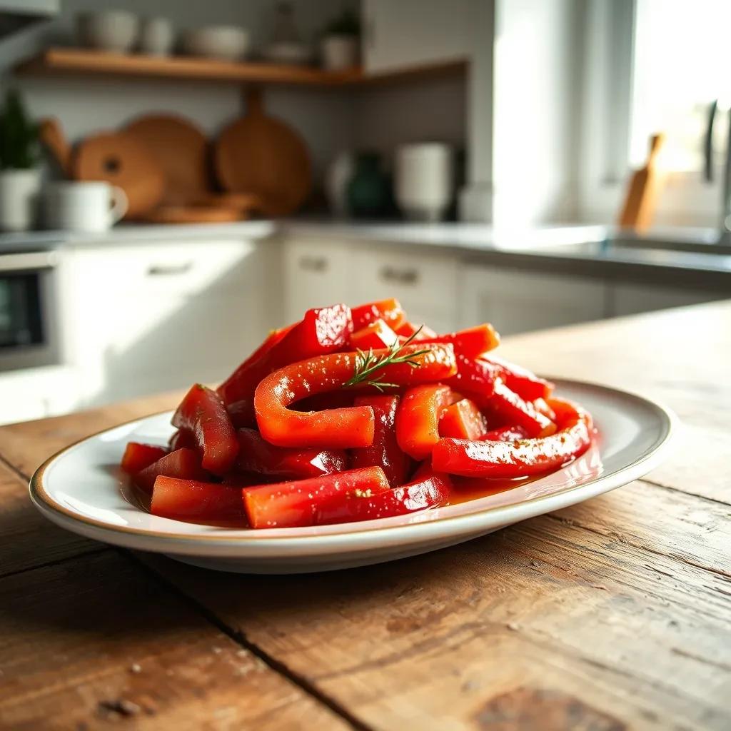 Christmas Red Pickles Delight recipe