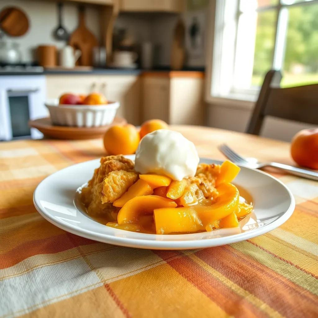 Classic Peach Cobbler recipe