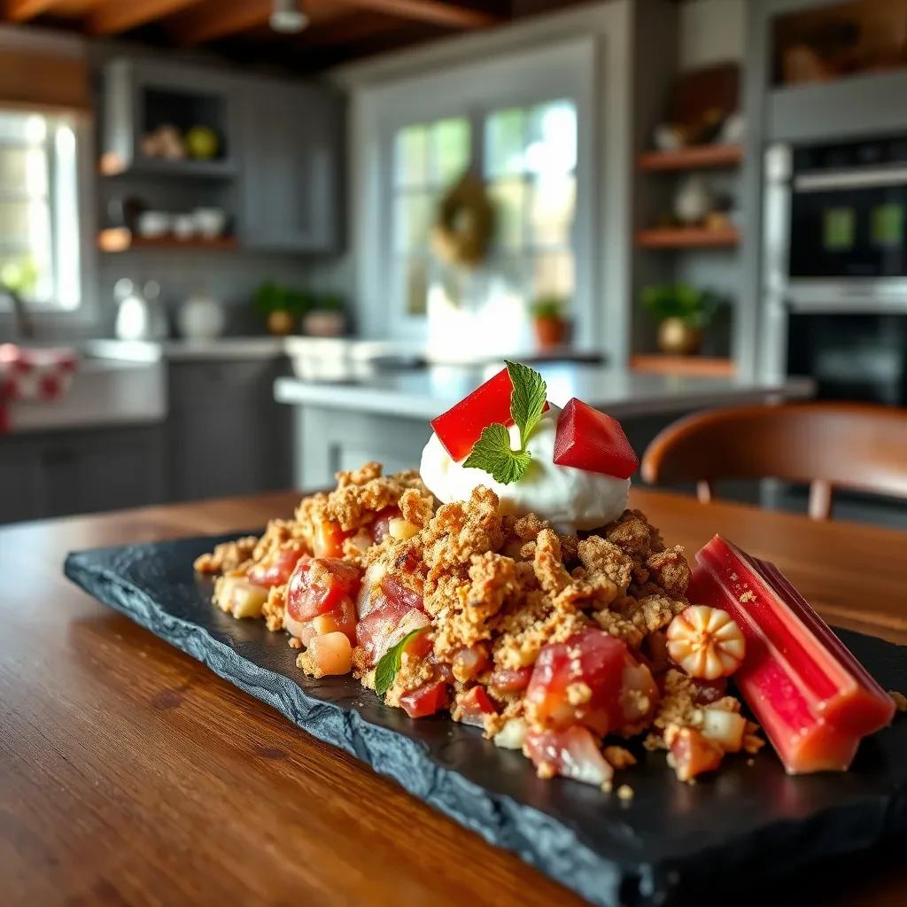 Classic Rhubarb Crisp recipe