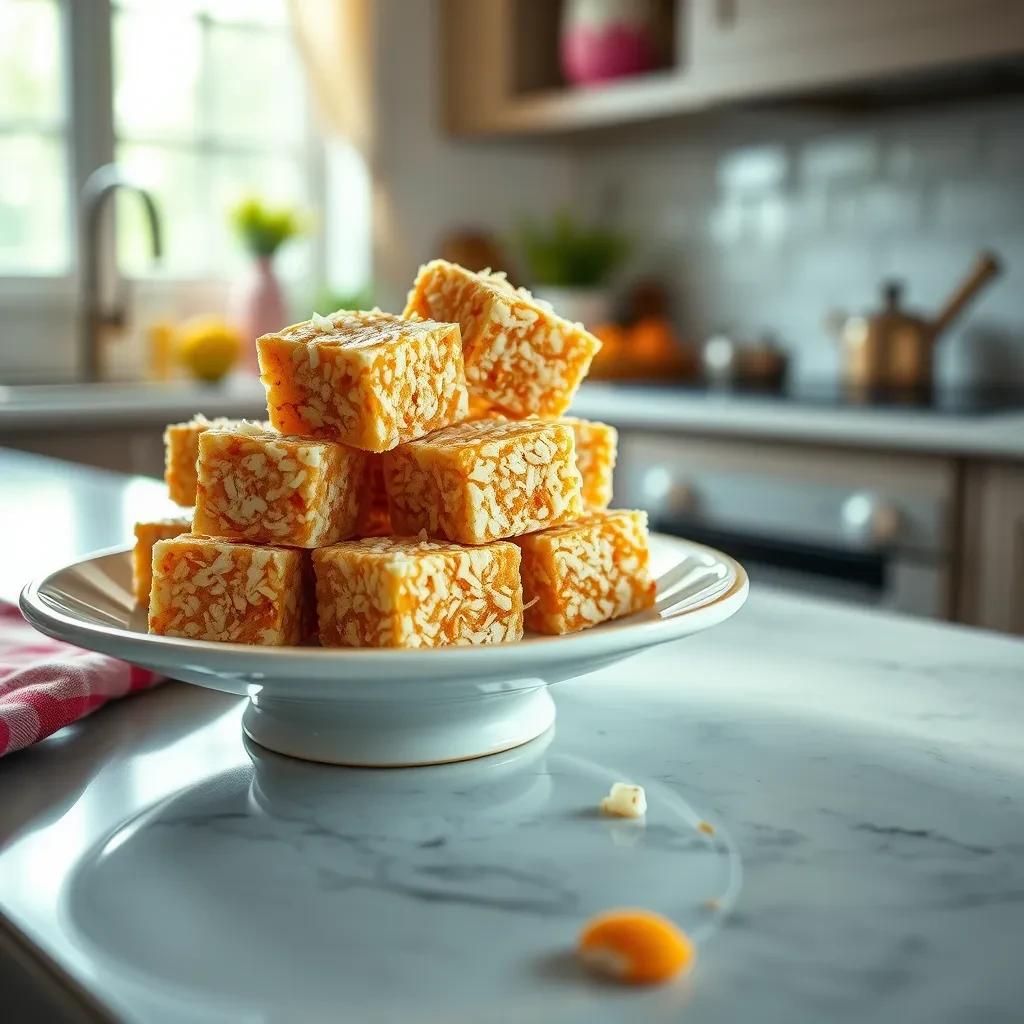 Coconut Chikki Treats recipe