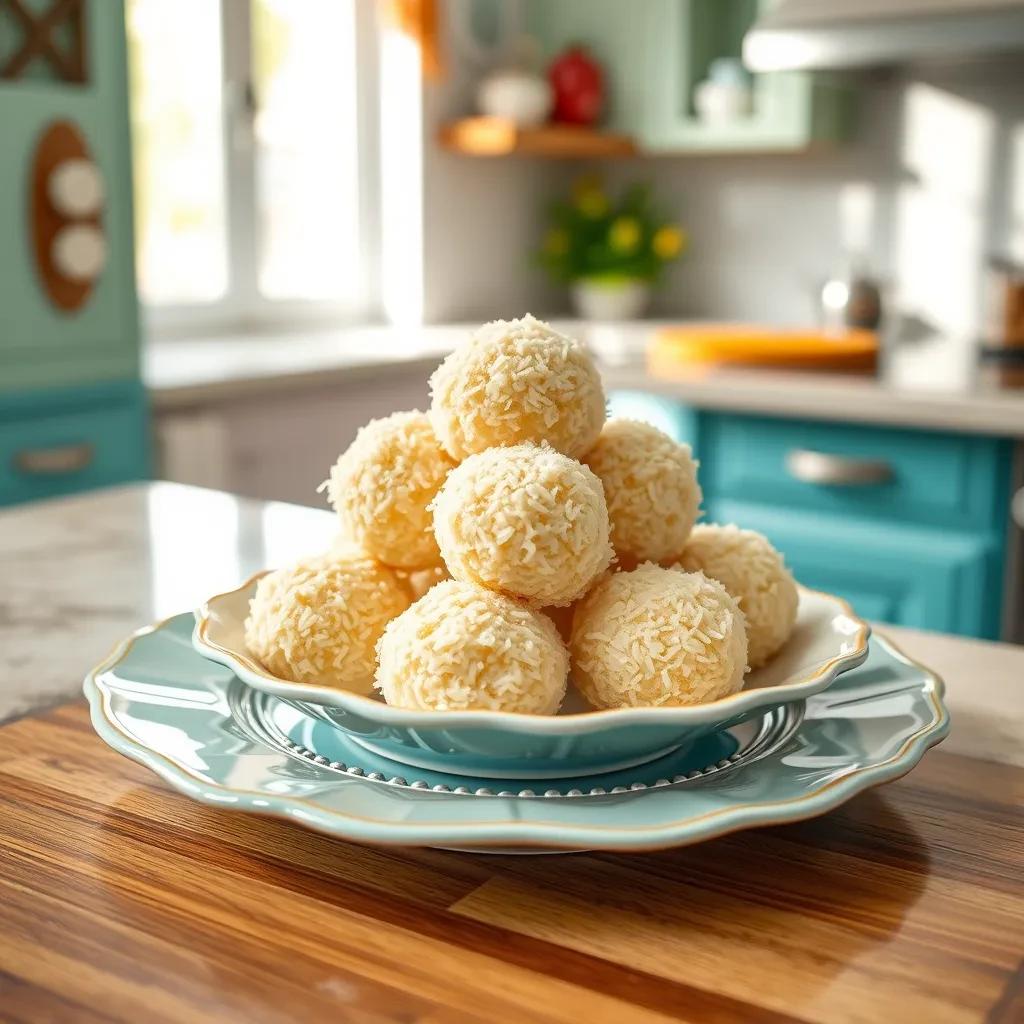 Coconut Rum Truffles recipe