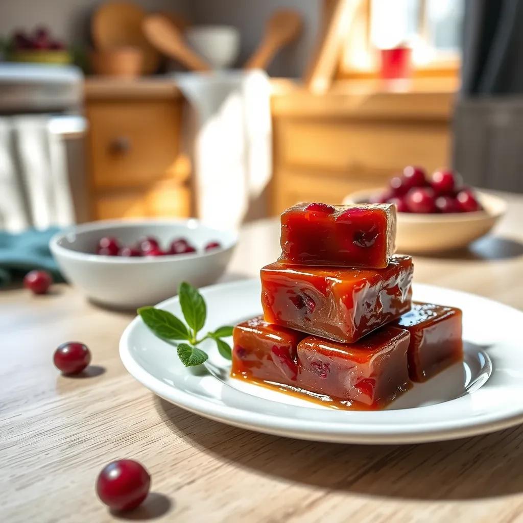 Cranberry Caramels recipe