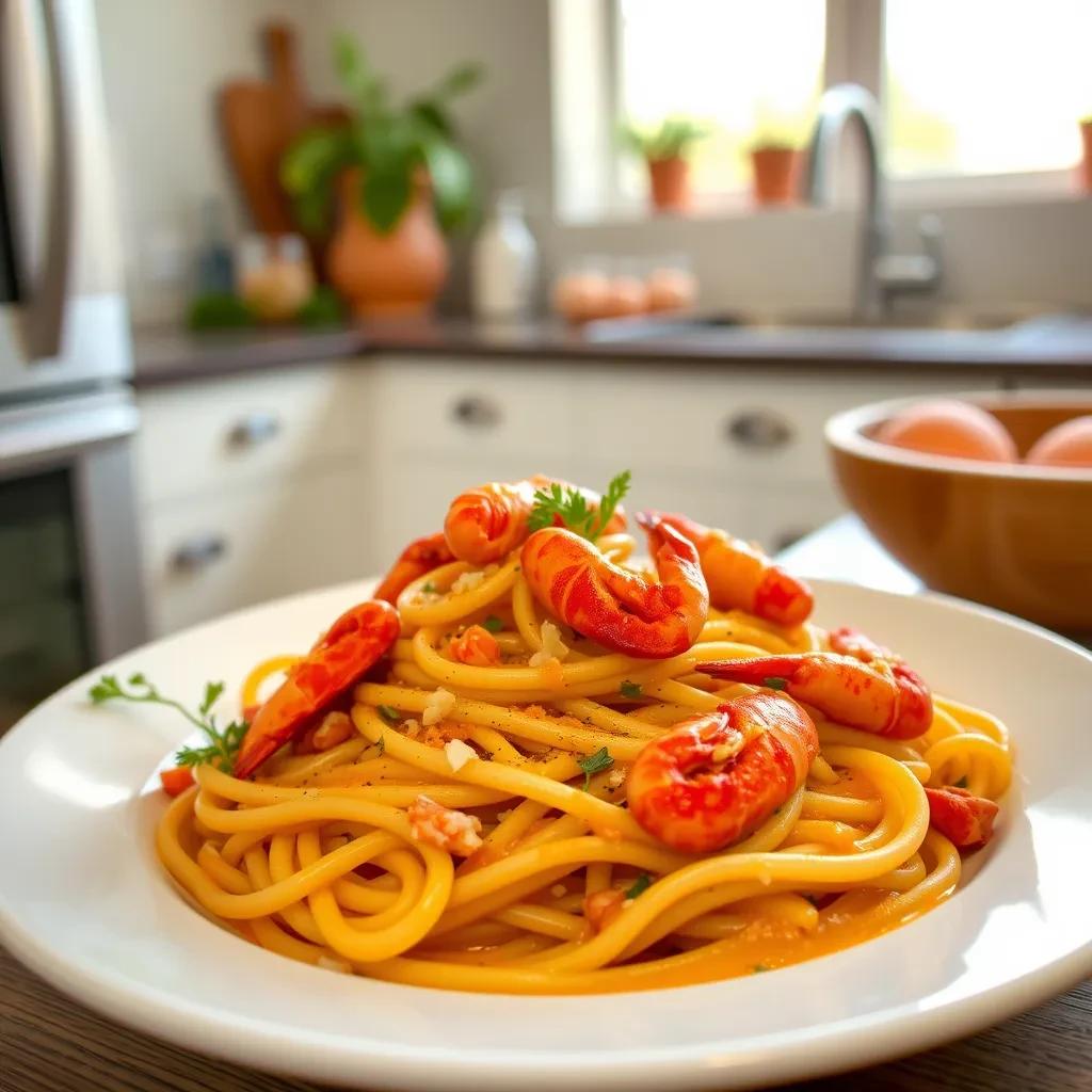 Crawfish Ya Ya Pasta Dish recipe