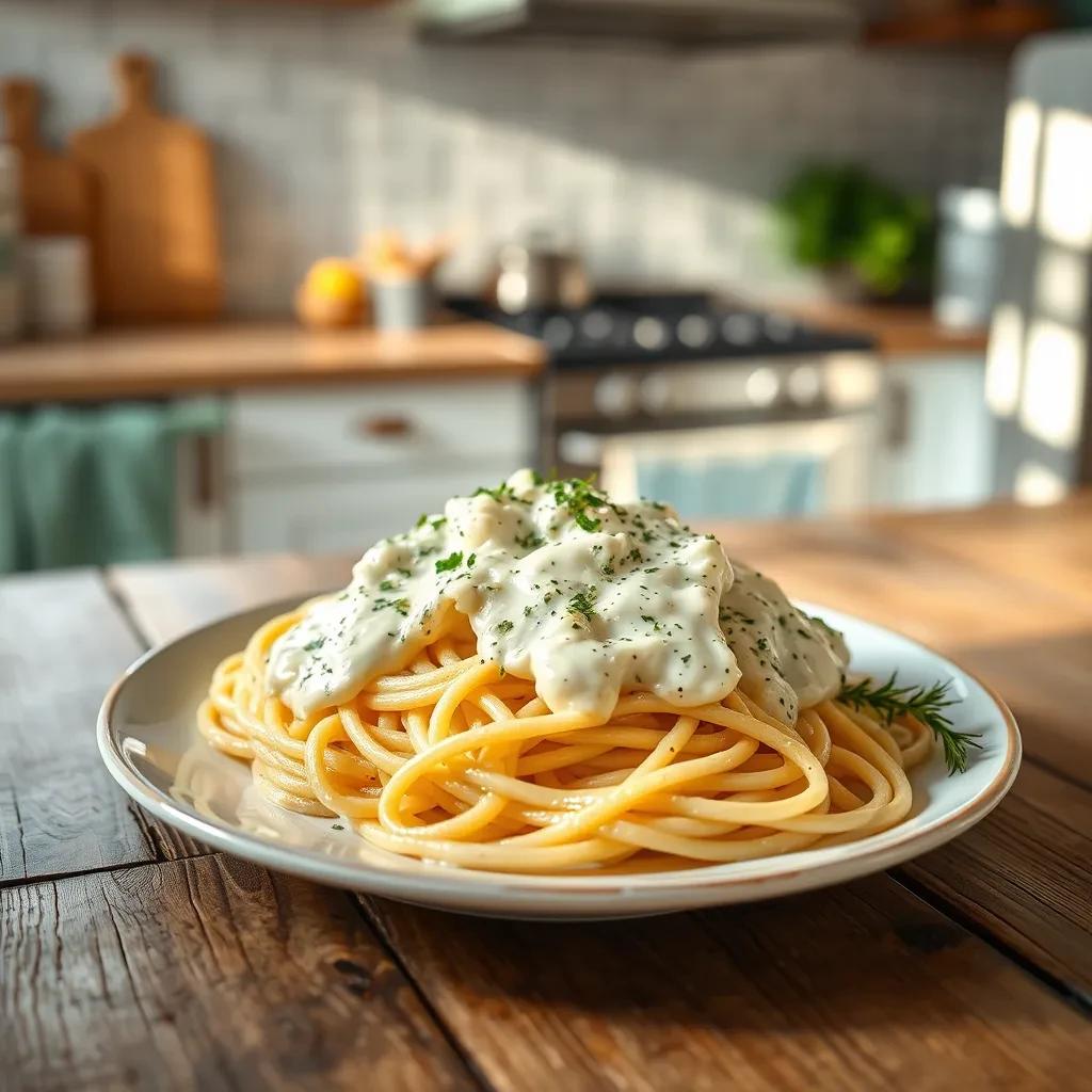 Creamy Alfredo Pasta recipe