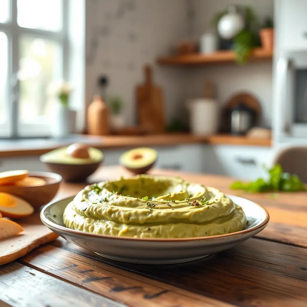 Creamy Avocado Hummus recipe