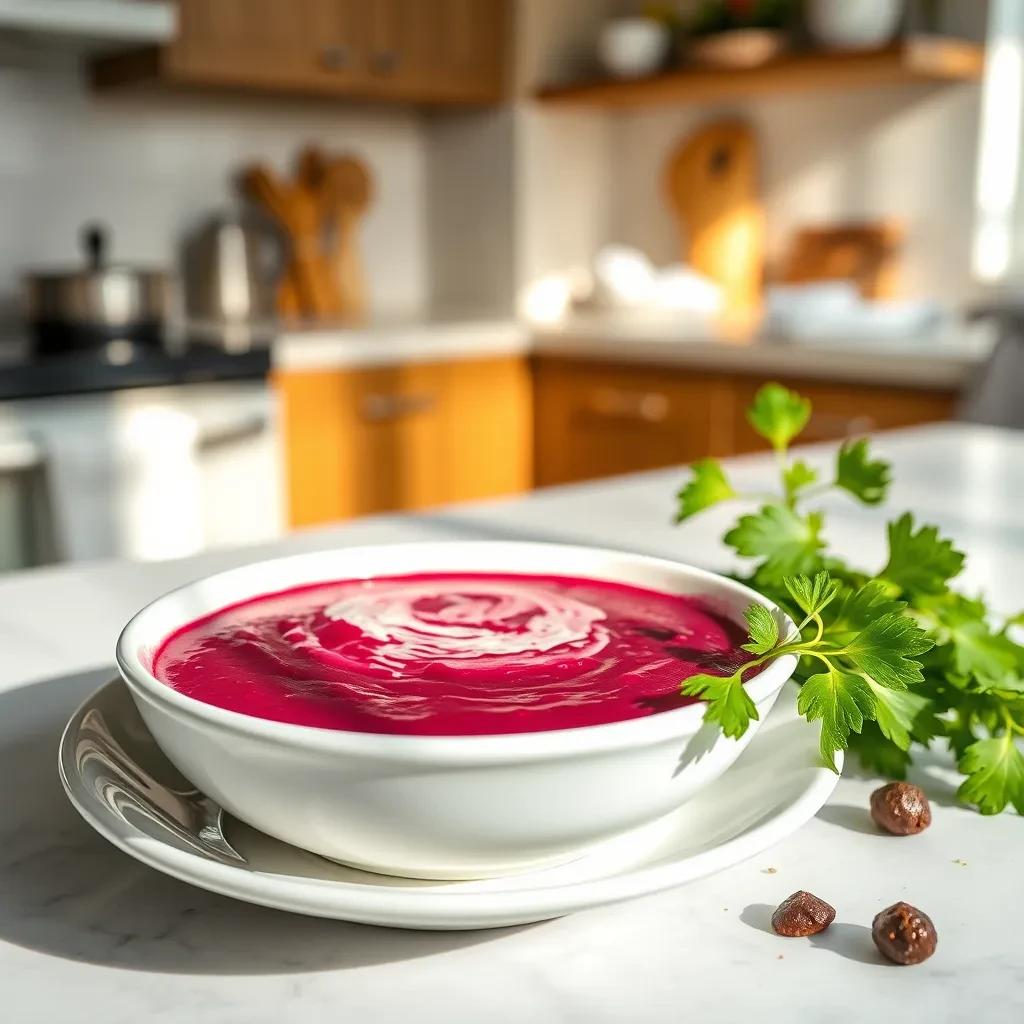 Creamy Beet Soup recipe