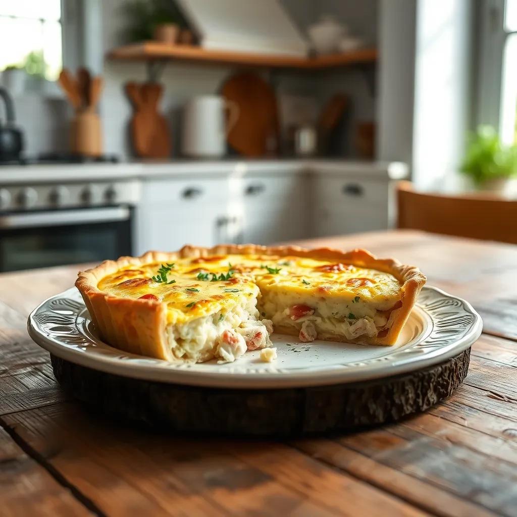 Creamy Crab Quiche recipe