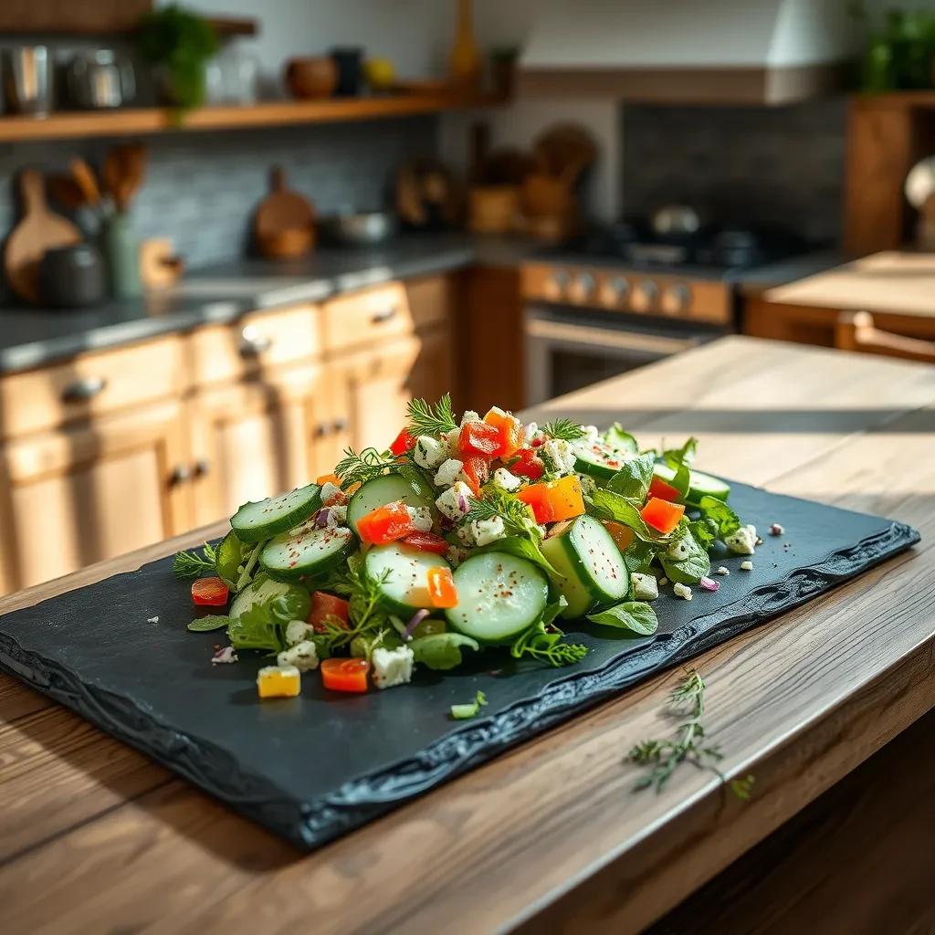 Creamy Cucumber Salad recipe