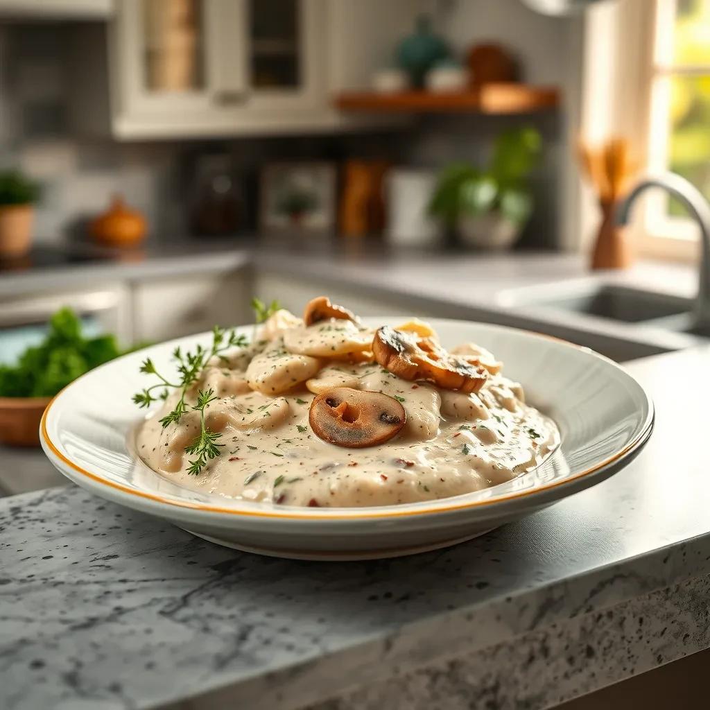 Creamy Mushroom Gravy recipe