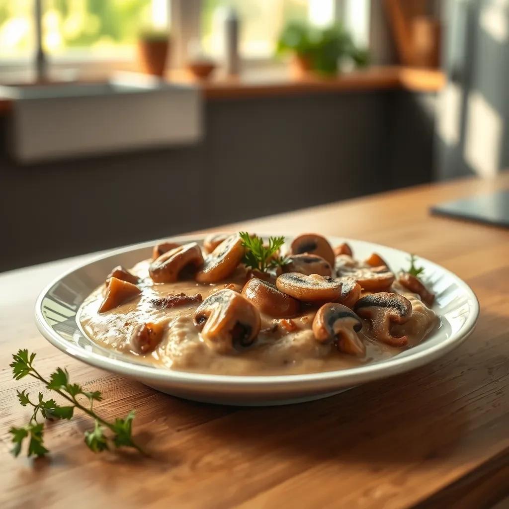 Creamy Mushroom Soup Delight recipe