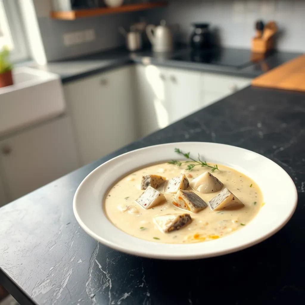 Creamy Trout Chowder recipe