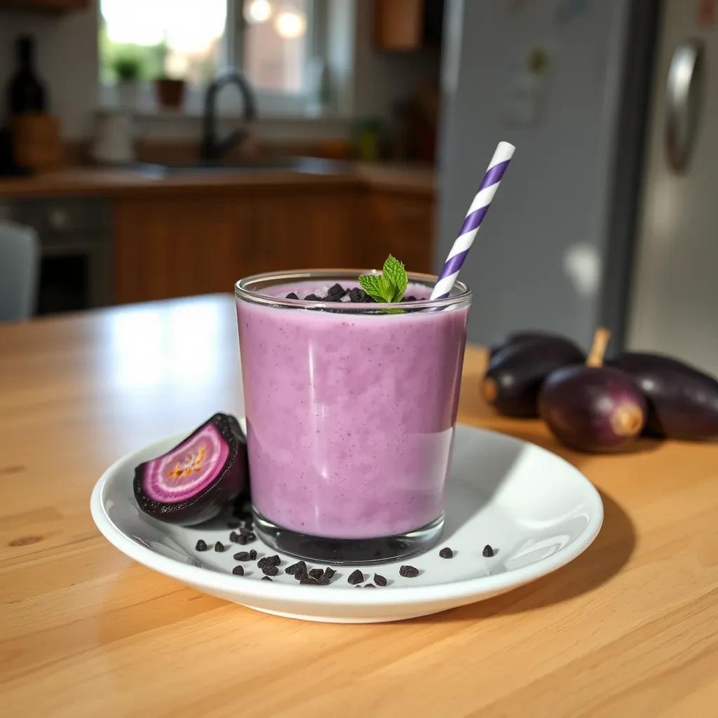 Creamy Ube Milkshake recipe