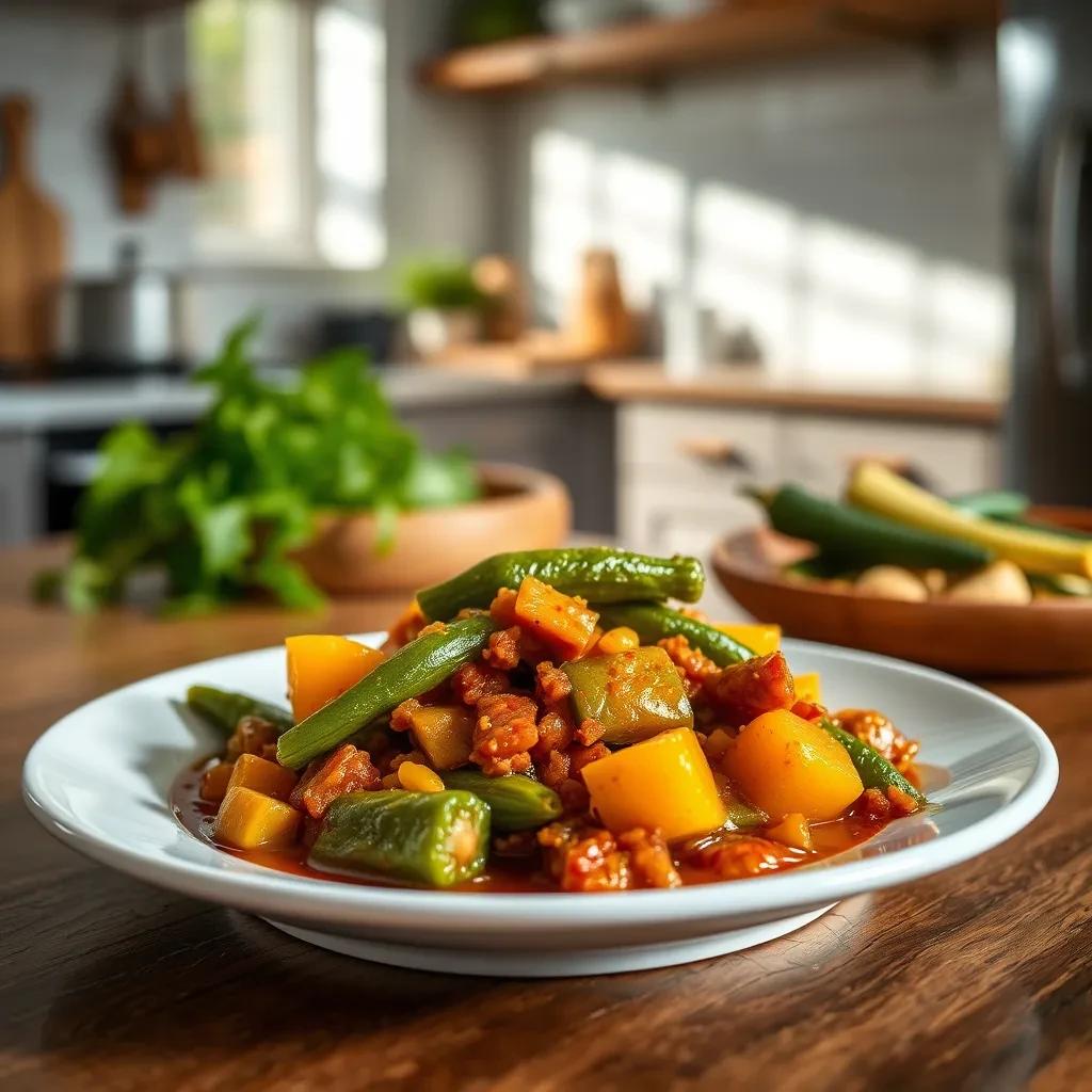 Creole Okra Stew recipe