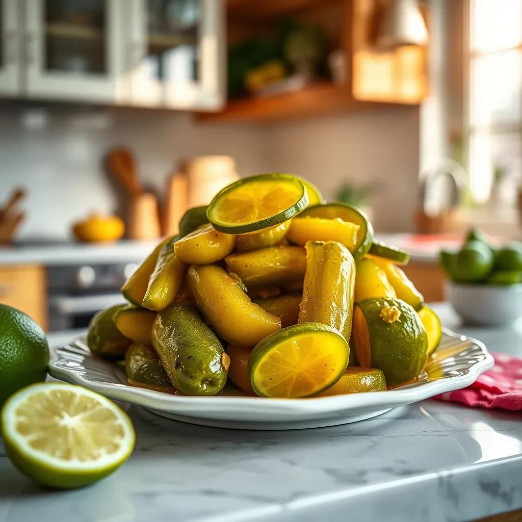 Crisp Lime Pickles recipe