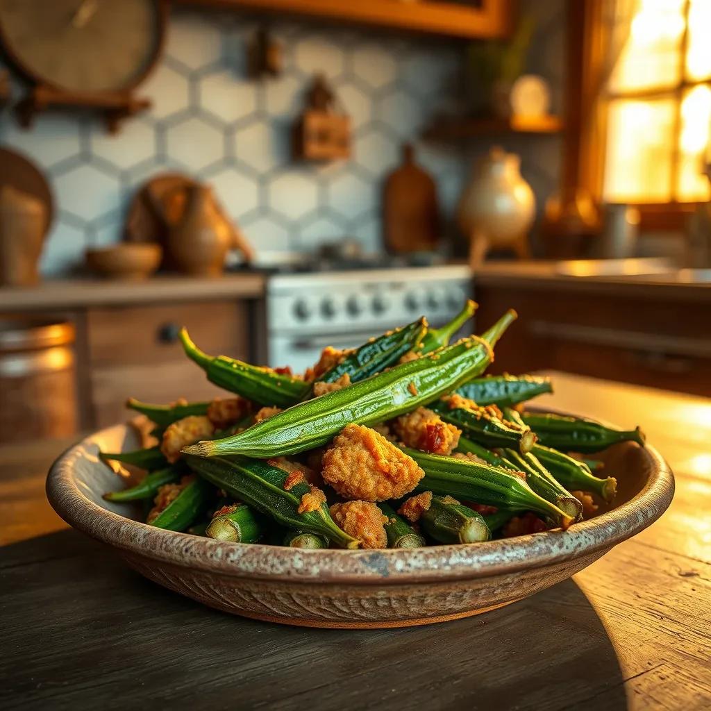 Crispy Fried Okra recipe