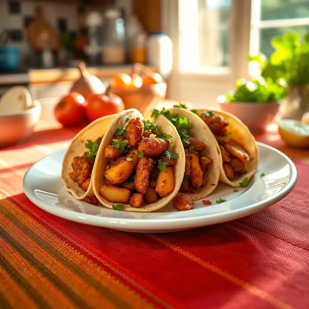 Crispy Potato Tacos Delight recipe