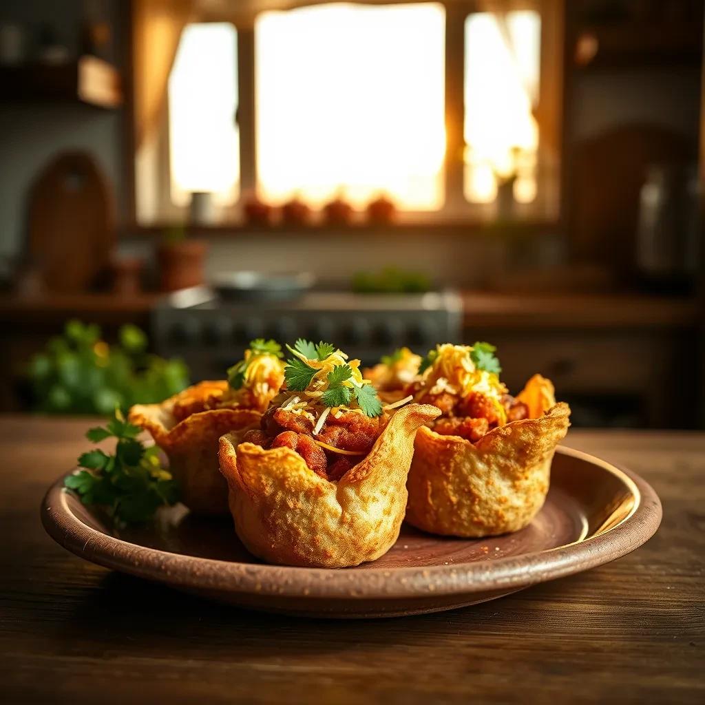 Crispy Taco Cups recipe