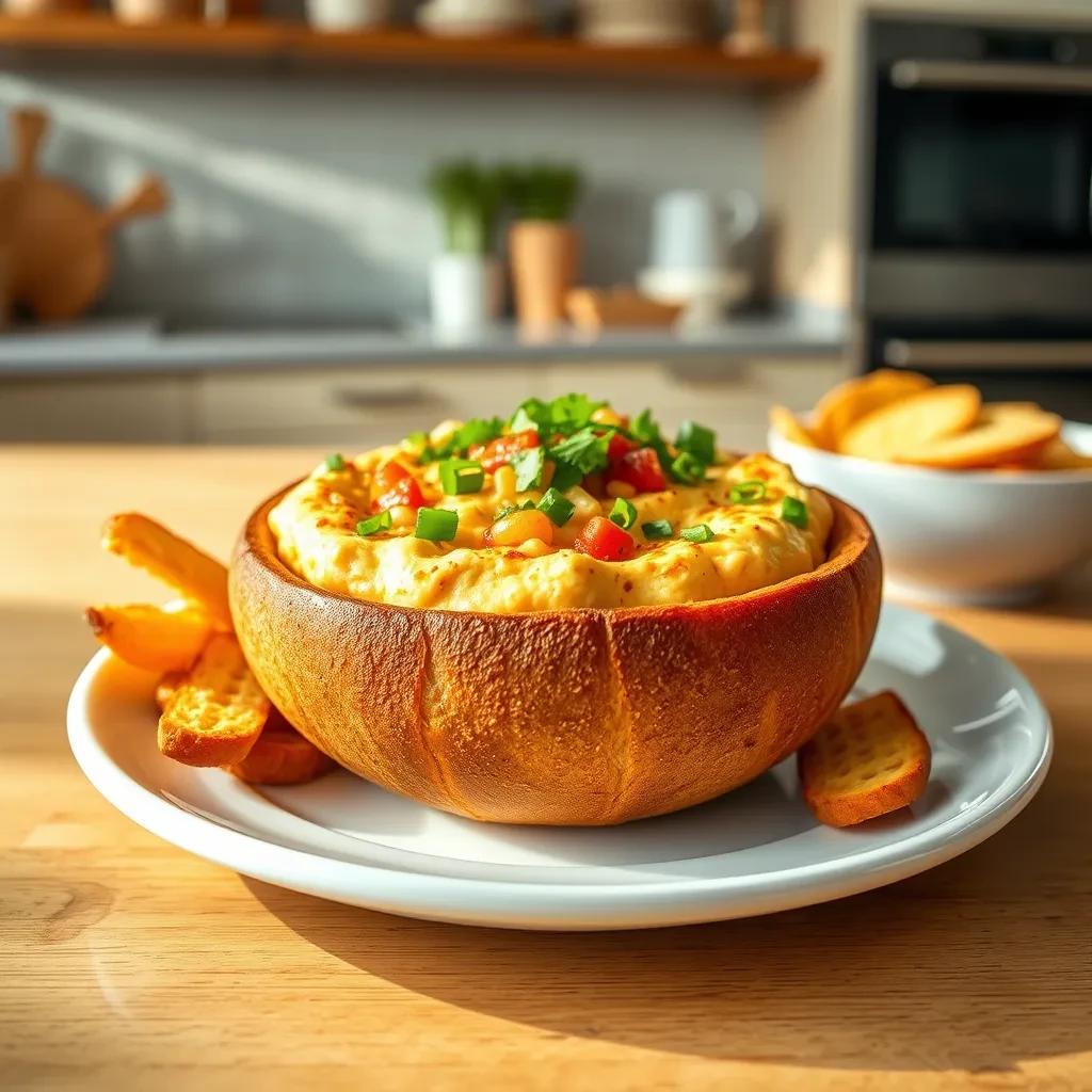 Cuban Bread Bowl Dip recipe