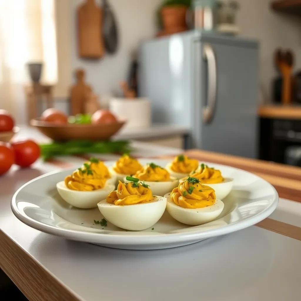 Curried Deviled Egg Bites recipe