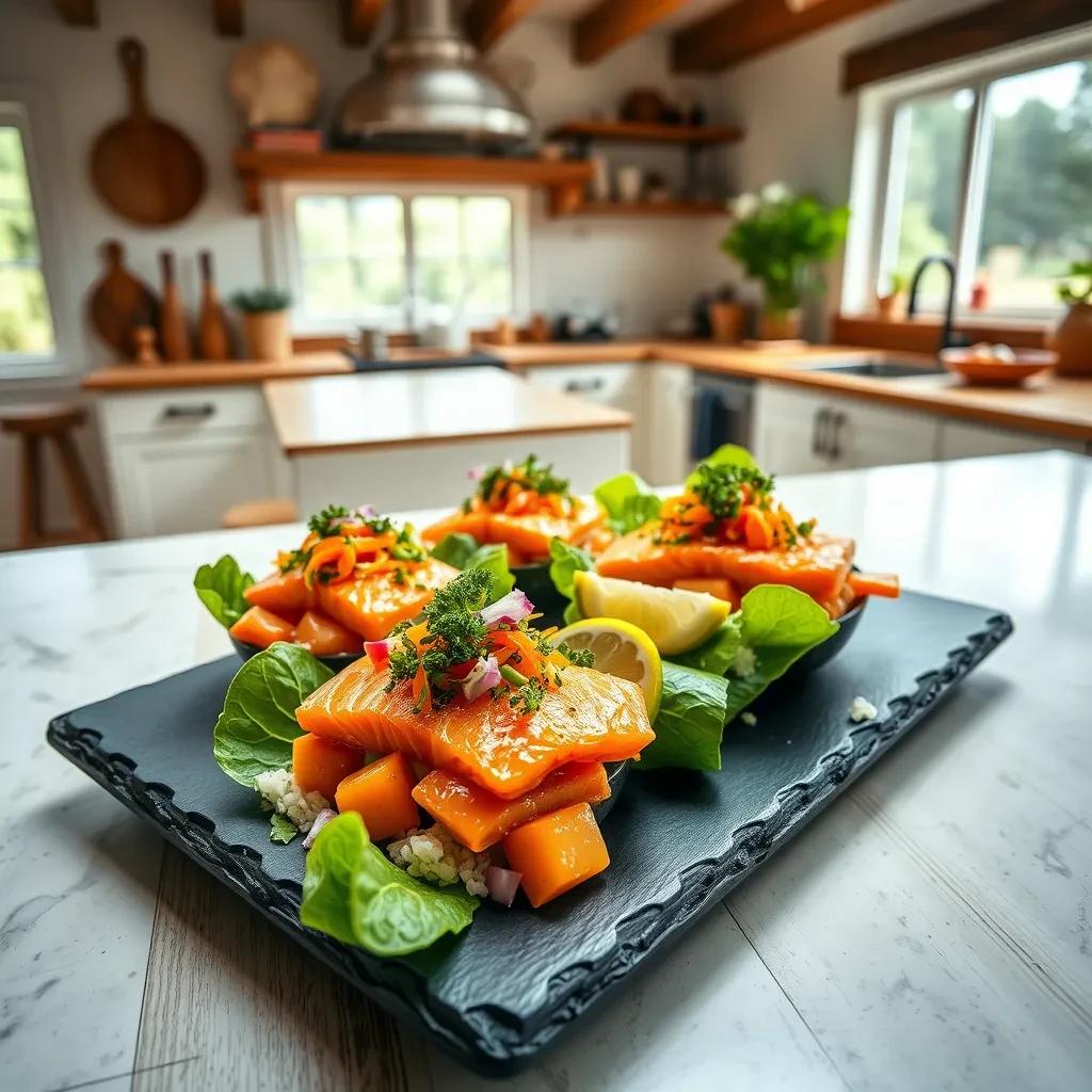 DIY Salmon Poke Bowls recipe