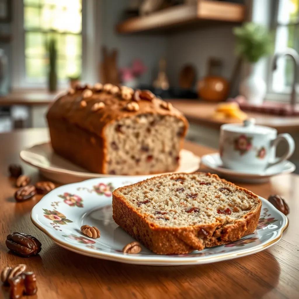 Date Walnut Tea Bread recipe