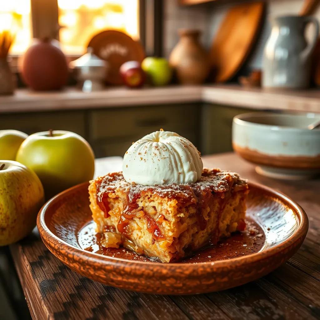 Easy Apple Dump Cake recipe