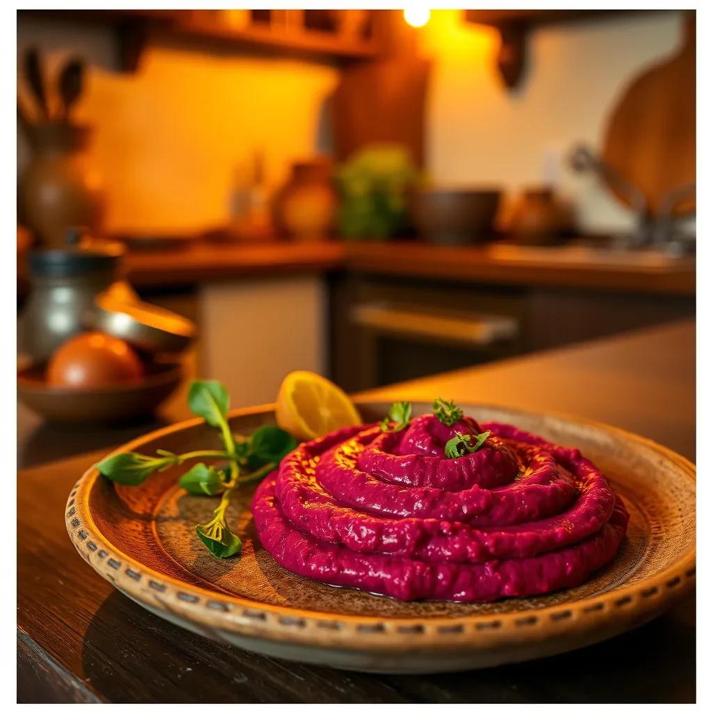 Simple Beet Hummus recipe