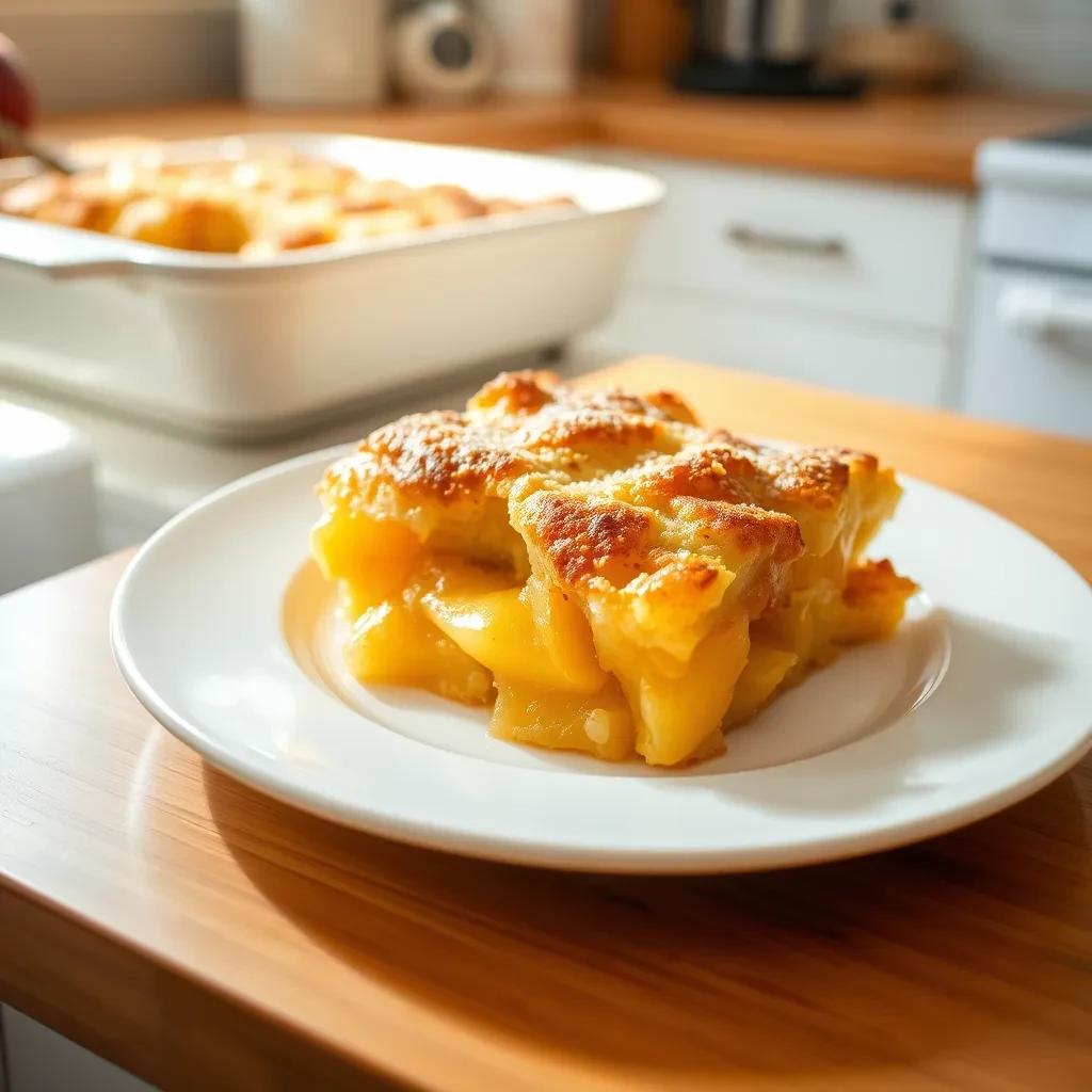 Simple Peach Cobbler recipe