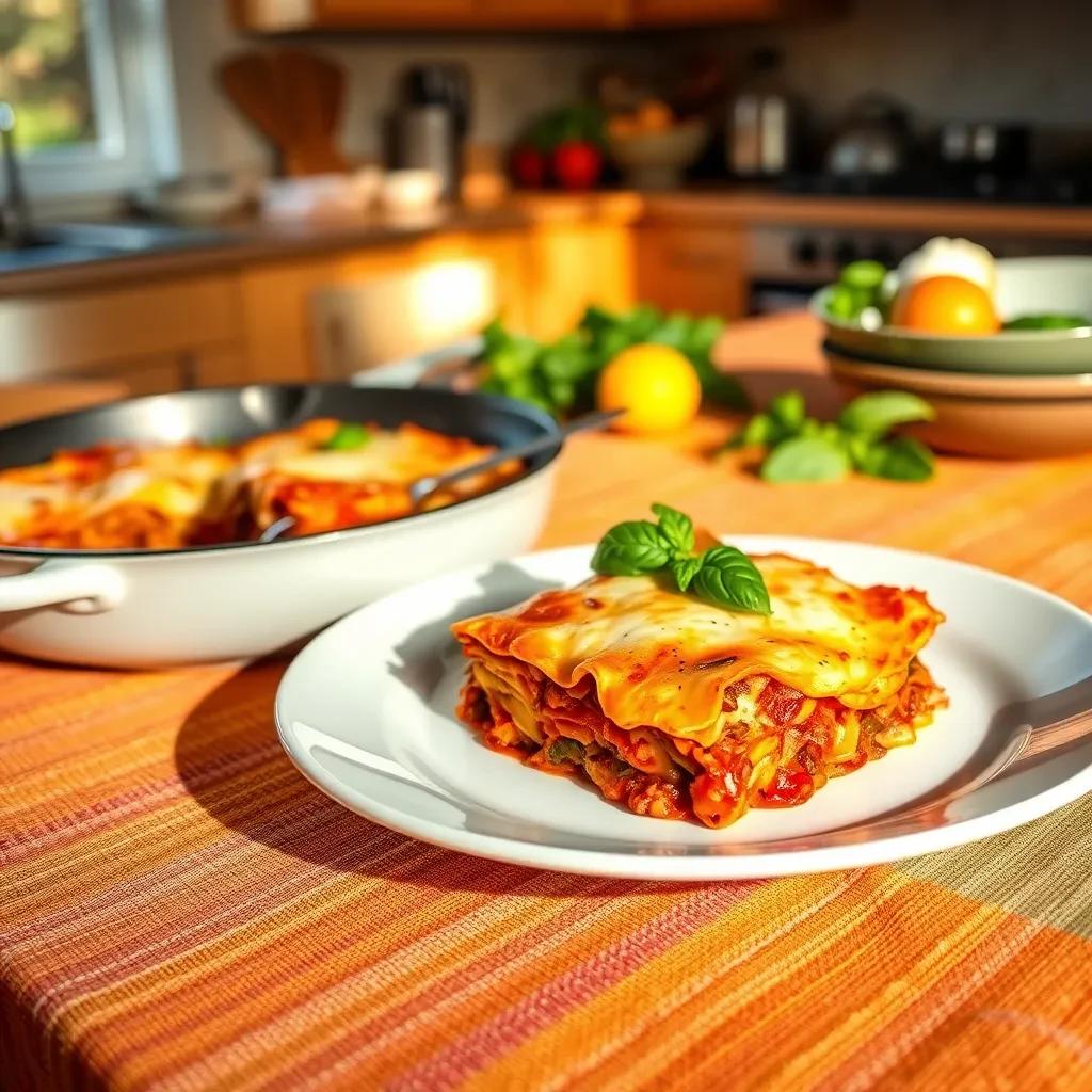 Easy Skillet Lasagna recipe