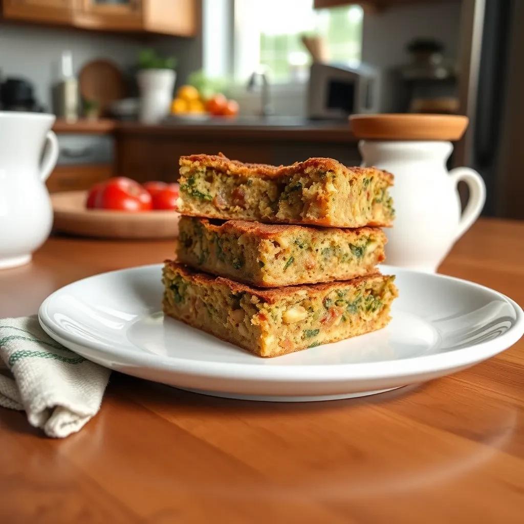 Zucchini Snack Bars recipe