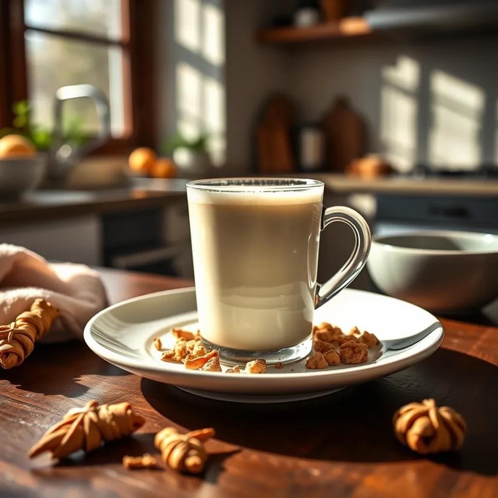 Foamy Ginger Milk recipe