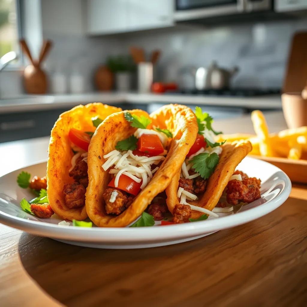 Fried Bread Tacos recipe