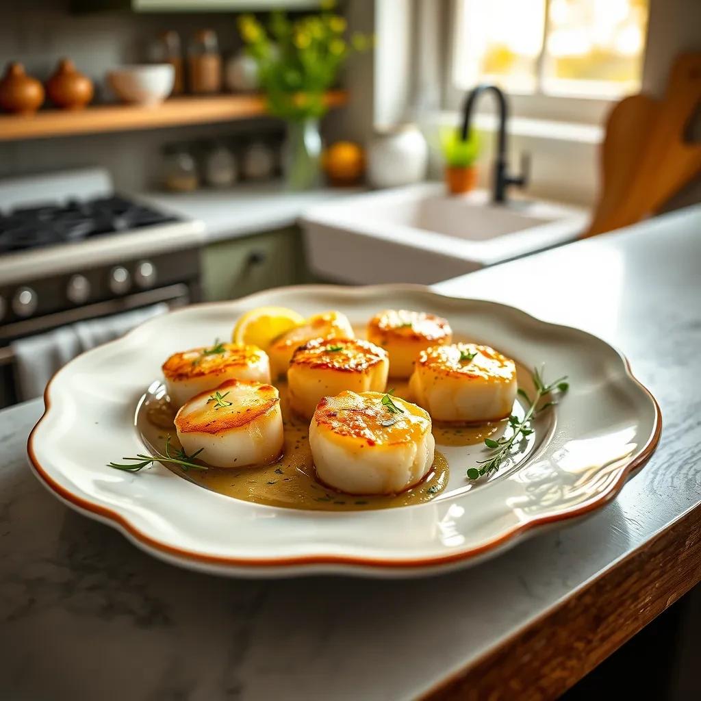 Lemon Garlic Scallops recipe