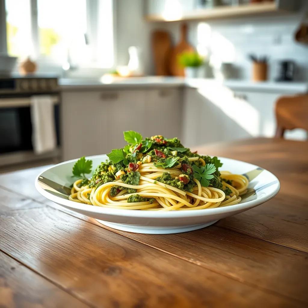 Garlic Scape Pesto Sauce recipe