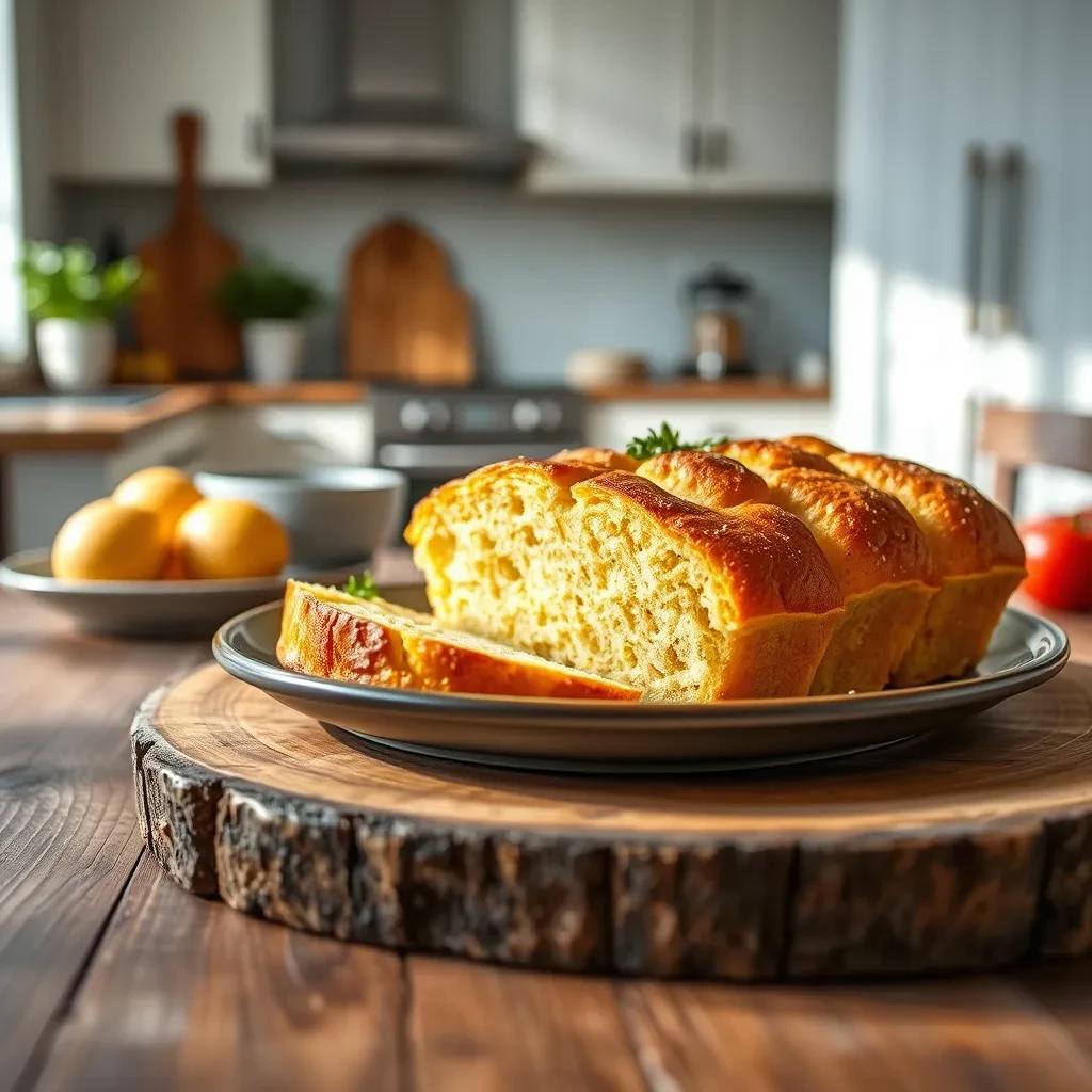 Golden Egg Bread recipe