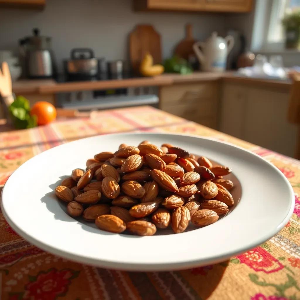 Honey Roasted Almonds Snack recipe