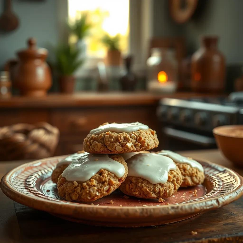 Iced Oatmeal Cookies Delight recipe